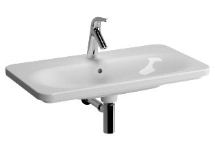 Vitra Nest Trendy Tezgah Üstü Lavabo 80 cm Beyaz 5686B003-0001